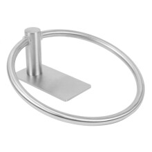Anneau Porte-Serviettes / Porte-Serviettes - Porte-Serviettes Rond Auto-AdhéSif pour Salle de Bain, Acier Inoxydable Argenté