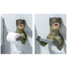 Porta Carta Igienica Dinosauro Porta Carta Igienica Porta Asciugamani un Parete per Portaoggetti da Cucina nel Bagno A