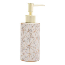 300Ml Stylish Hotel Bathroom Marble Ceramic Lotion Shampoo Liquid Soap Dispenser Pump Storage Bottle White