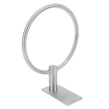 Handtuchring / Handtuchhalter - Selbstklebender Runder Handtuchhalter Handtuchhalter für Badezimmer, Edelstahl Silber