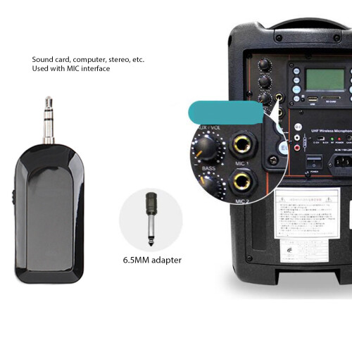 Wireless Saxophone Microphone 2.4G Clip-On System 20-20KHz 2