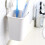 Suction Cup Toothbrush Rack Suction Wall Type Suit Bathroom Toothpaste Toothbrush Rack Rack Shelf Without Punching 6