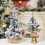 6 Pack Artificial  Christmas Tree Tabletop  Christmas Tree DIY Holiday Indoor Decorations 6