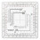 Square Military Coordinate Scale Protractor for Land Navigation, Military Style UTM/MGRS Coordinate Scale 1