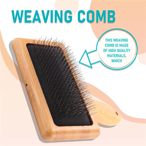 Macrame Brush  Weaving Comb Tool Macrame Fringe Weaving Knitting Accessories DIY Braided Open Knot 1