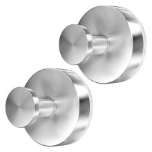 2PCS Suction Cup Hooks for Shower, Wall Suction Cup Hooks No-Drill Hooks for Bathrooms Wall, Glass Door, Mirror
