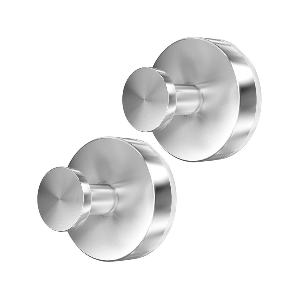 Wella Elements 2Pcs Suction Cup Hooks For Shower, Wall Suction Cup Hooks No-Drill Hooks For Bathrooms Wall, Glass Door, Mirror