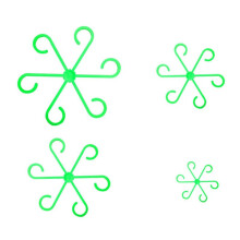 200PCS Plant Stem Holder Climbing Plant Stem Holders Hooks Garden Support Clips for Alocasia Monstera Green