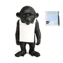 Animal Art Sculpture Desktop Statue Sticky Note Memo Board Desktop Office Decoration Black