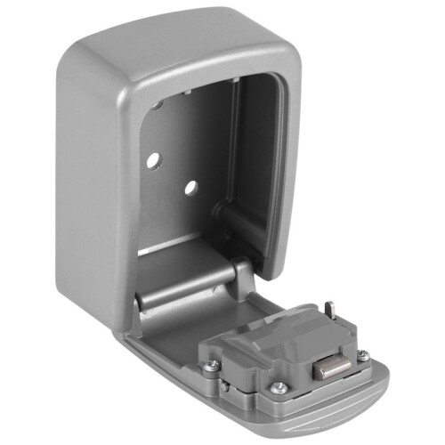 Key Lock Box Wall Mounted 4 Digit Combination Lock Box for House Key  Security Key Storage Lock Box Silver