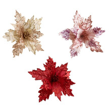 Large Artificial Christmas Flowers Decorating Christmas Tree Ornaments Christmas Tree Decorations B