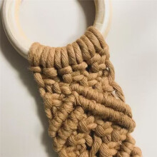 3-Teiliger Makramee-Küchenhandtuchhalter, Makramee-Strick, Hängender Küchenhandtuchhalter, Makramee-Handtuchhalter-