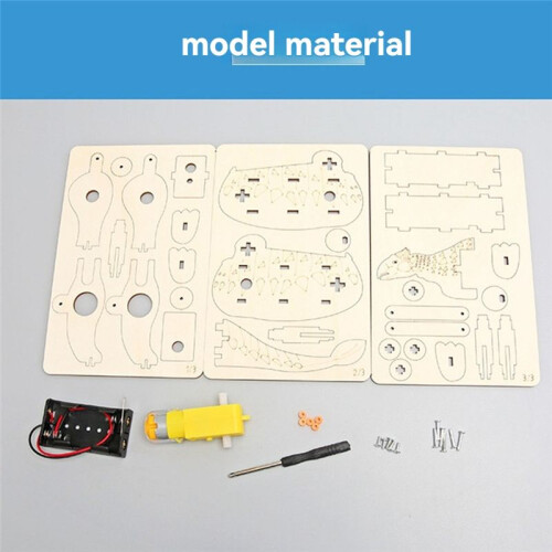 DIY Ankylosaurus Dinosaur Making Invention Handmade Materials Assembling Dinosaur Model Puzzle Learning Toys 2