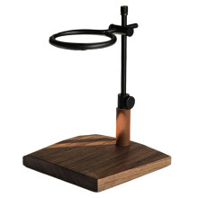 Supporto Regolabile per Versare il Caffè - Stazione di Gocciolamento Vintage con Base In Legno, Strumenti per La Casa e il Bar