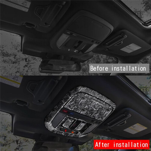 Car Front Reading Light Frame Glasses Box Trim Cover Sticker for  Forester 2025 Interior Accessories C 2
