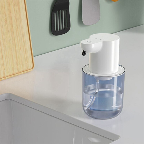 400ML Automatic Soap Dispenser, Infrared Sensor, 4 Adjustable Modes, Waterproof, Ideal for Home, Kitchen, Bathroom 2