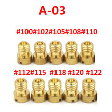 10 STÜCKE Geeignet für Den Haupt SprüHen Scooter Eimer PE24/26/27/30 Halma CG-125 Nibi Vergaser Messloch DüSe A-02