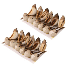 Simulation Bird Artificial Color DIY Crafts Home Fairy Garden Decoration Ornaments Gift B