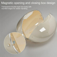 Tissue Holder Magnetic Suction Tissue Storage Box Tissue Holder Tissue Cover for Bathroom Vanity Countertop Bedroom Desk