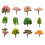 Micro-Landscape Artificial Trees Succulent Decorations Moss Landscaping Decorations Accessories and Small Ornaments 1