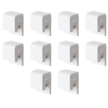 10 Stück Zahnpastahalter Ohne Stanzen, Gesichtswaschhalter, Badezimmer, Wandmontage, Multifunktionaler Zahnpastahalter