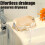 Adjustable Self-Draining Soap Dish, Bar Soap Holder with Drainage for Shower, Kitchen Organizer, Soap Storage Tray 4