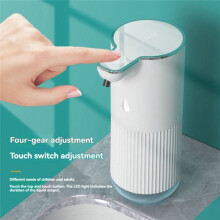 Electric Foamer Adjustable 350ML Foam Output Rechargeable Soap Dispenser Automatic Foam Machine for Kitchen and Bathroom