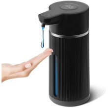 Distributore Automatico di Sapone, Distributore di Sapone Elettrico Automatico da Parete con USB, Ricaricabile per Bagno, Cucina B