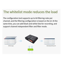 CAN Bus Data Logger Offline Recording Off- Playback Relay Battery Powered Card Storage