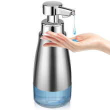 Distributeur Automatique de Savon Liquide Sans Contact en Acier Inoxydable, Distributeur Automatique de Savon Liquide pour les Mains, Mains Libres,