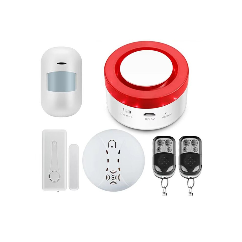 Tuya Home Security Alarm System Kit Wifi Wireless Burglar Alarm Home Shop Store Burglar Motion Sensor 6033792914464