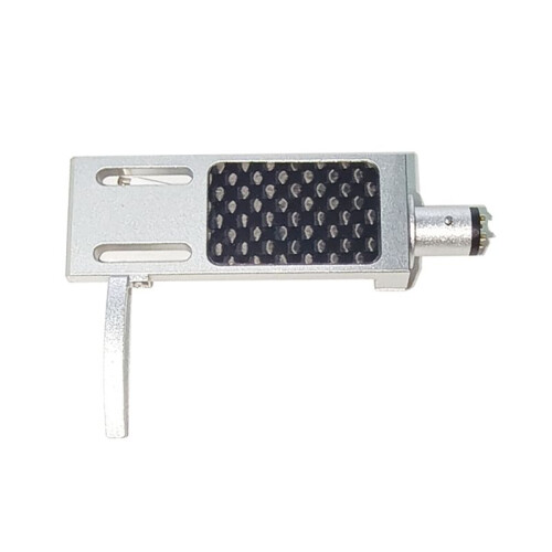 For MC Carbon Fiber Singing  Stand 6N Single Crystal Wire Rubber Disc Singing Arm Adjustable Azimuth Silver