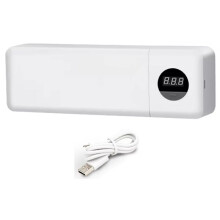 UVC Wall-Mounted Toothbrush Sterilizer and Holder Toothbrush Cleaner Toothbrush Holder with 4 Toothbrush Slots and Timer