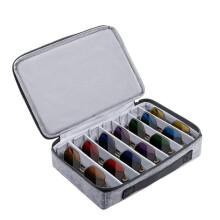 Travel Sunglasses Organizer Case, Adjustable Slot for Multiple Pairs, Portable Eyeglasses Storage Box for Men Women
