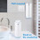 Automatic Foaming Soap Dispenser,Adjustable Electric Foam Hand Soap Dispenser,Touchless for Bathroom, Kitchen,13.5oz 5