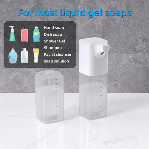 550ML Automatic Touchless Soap Dispenser, USB Rechargeable, Infrared Sensor, Hands-Free,  Foam Machine for Hygiene 2