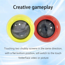 3D Crystal  Video  Display for Video Playback Room Desktop Art Aesthetics Kawaii Children'S Red