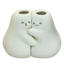 Lot de 2 Porte-Brosses à Dents en Céramique pour Salle de Bain, Jolis Porte-Brosses à Dents pour Comptoir de Salle de Bain, Décoration de Table de