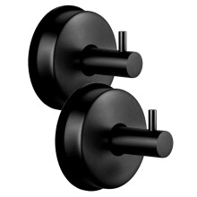 Suction Cup Hooks for Door Wreaths  Glass Suction Cup Hooks for Shower,No Drill Hook Hanging Towels Black