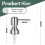 Soap Dispenser Pump Replacement, Kitchen and Bathroom Soap Pump Replacement, Standard Diameter 28/400 Neck Size 6