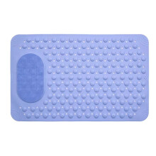 Rutschfeste Badezimmermatte, einfarbig, Massagematte, rutschfester Saugnapf-Teppich, wasserdicht, schmutzabweisend, Toilette, Hotel, B