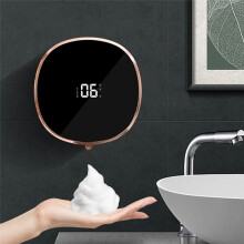 Wall Mount Automatic Foam Soap Dispensers LED Temperature Display Electric Infrared Sensor Foam Machine Liquid Dispens