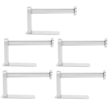 5X Self Adhesive Toilet Paper Holder SUS Stainless Steel No Drilling Bathroom Kitchen Tissue Paper Roll Towel Holder