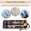 43PCS Pottery Tools Pottery Tools for Sculpting Polymer Clay Tools Kit for DIY Handcraft Modeling Clay Carving Tools Set 2