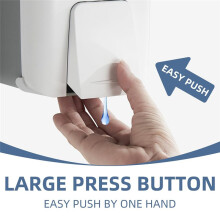 Distributeur de Savon Mural de 790 Ml, Distributeur de Savon Liquide pour Salle de Bain, Distributeur de Gel pour les Mains, Sans Perçage.