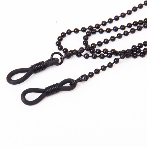 2X Decorative Copper Glasses Chain -Black 2