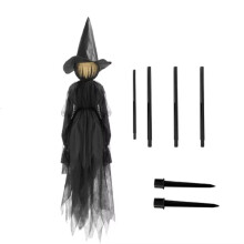 1PCSHalloween Colourful Glow Hand-Holding Witches Sound-Activated Hand-Holding Witch Halloween Light  Decoration Props