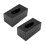 2X Tissue Box Wood Rectangular Tissue Box Natural Elegance Wood Tissue Box for Living Room Bedroom Kitchen 1