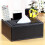 2X PU Tissue Box Remote Control Holder Multifunctional Desktop Organizer Pencil Scissor Container (Black) 6