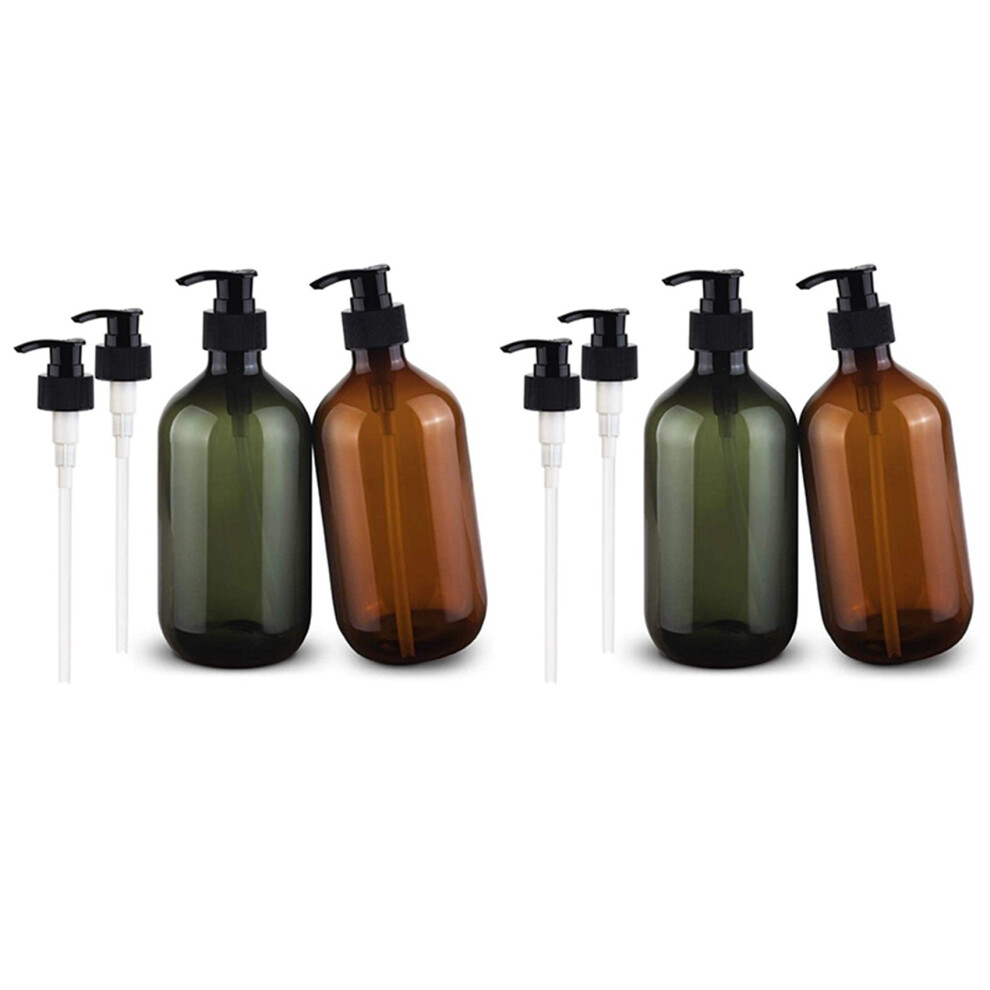 4X 17Oz Soap Dispenser, Hand Dish Soap Dispenser For Kitchen Bathroom Countertop 6032377138158